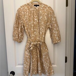 Gibsonlook Ambition Belted Cotton Shirtdress NWT size XXS